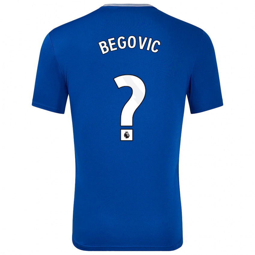 Criança Camisola Asmir Begovic #0 Azul Com Principal 2024/25 Camisa