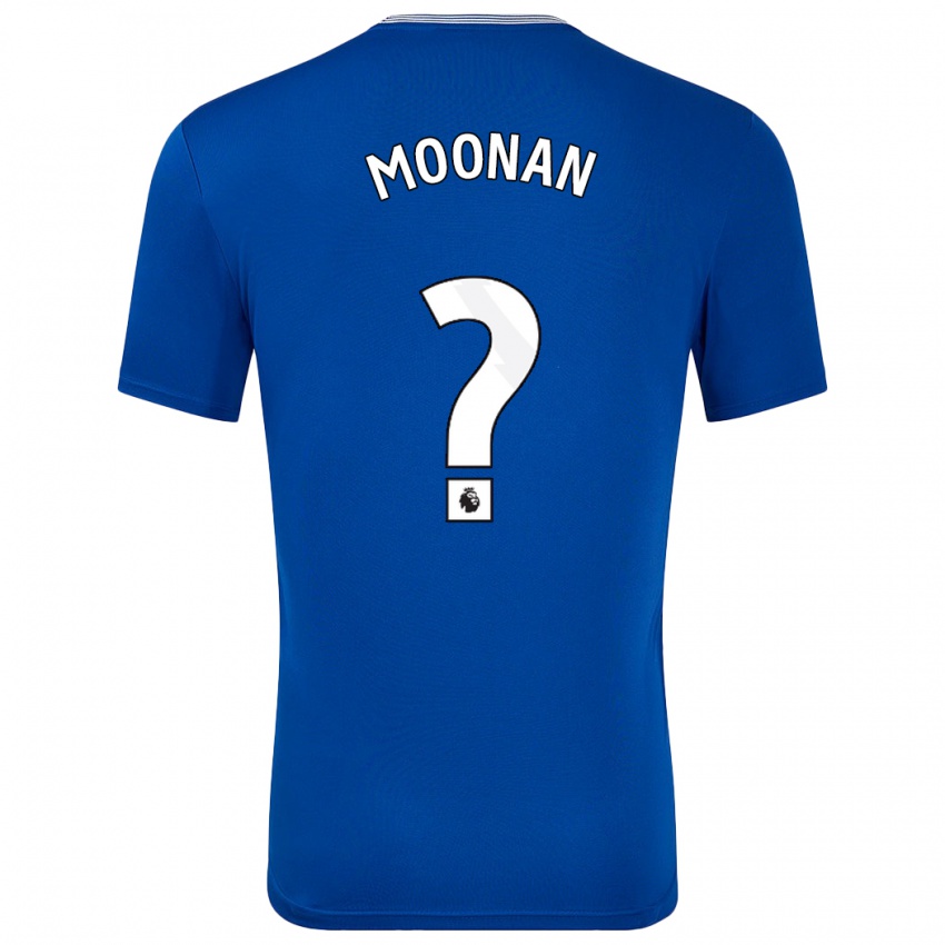 Criança Camisola Bradley Moonan #0 Azul Com Principal 2024/25 Camisa