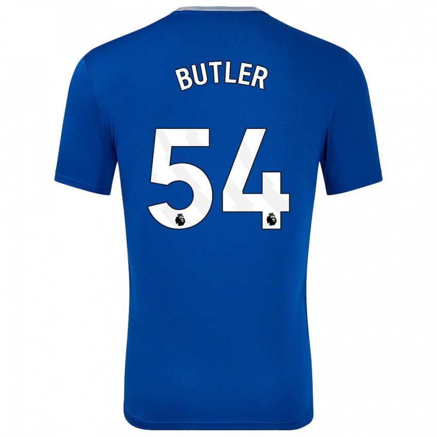 Criança Camisola Jack Butler #54 Azul Com Principal 2024/25 Camisa