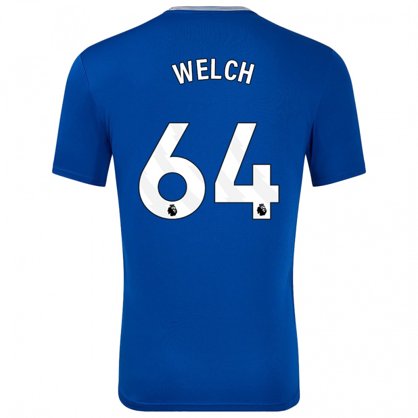 Criança Camisola Reece Welch #64 Azul Com Principal 2024/25 Camisa