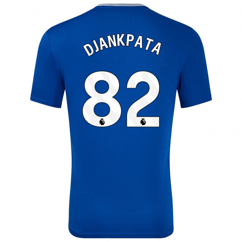 Criança Camisola Halid Djankpata #82 Azul Com Principal 2024/25 Camisa