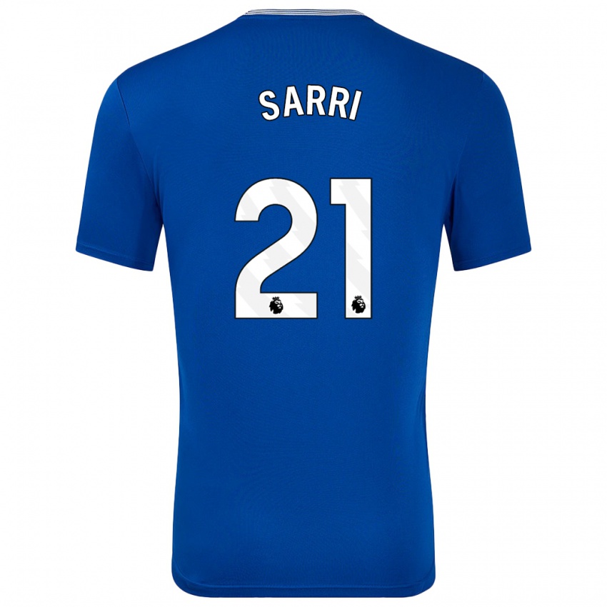 Criança Camisola Veatriki Sarri #21 Azul Com Principal 2024/25 Camisa