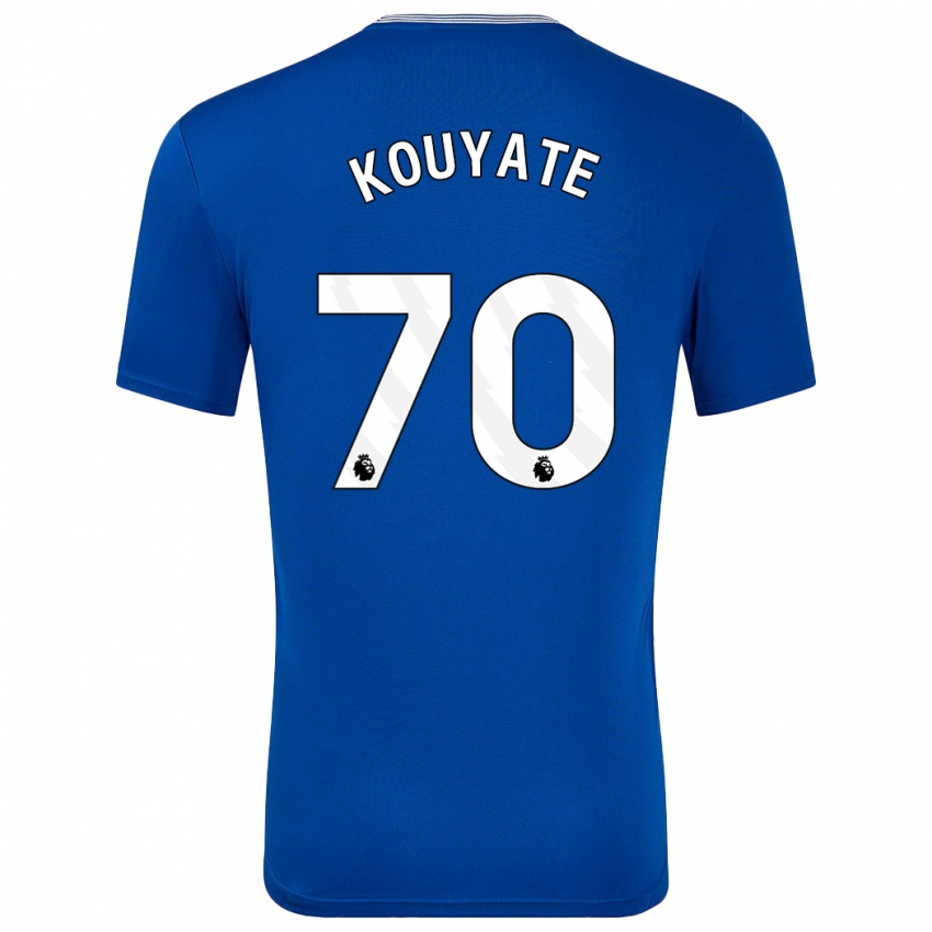 Criança Camisola Katia Kouyate #70 Azul Com Principal 2024/25 Camisa