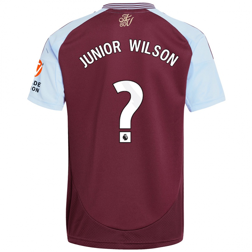 Criança Camisola Junior Wilson #0 Crédito Borboleta Azul Principal 2024/25 Camisa