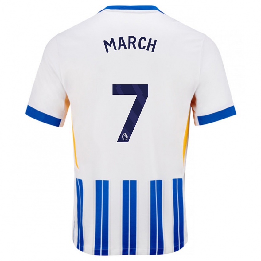 Criança Camisola Solly March #7 Branco Azul Principal 2024/25 Camisa