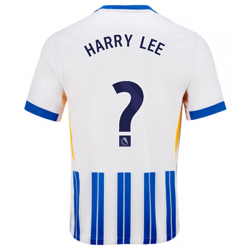 Criança Camisola Harry Lee #0 Branco Azul Principal 2024/25 Camisa