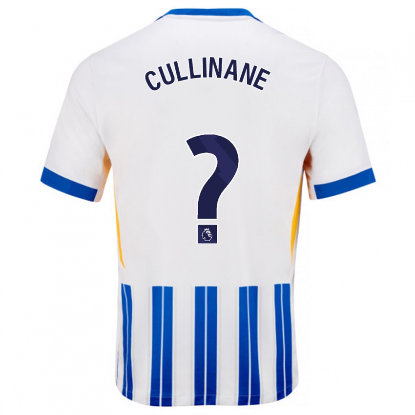 Criança Camisola Billy-Ray Cullinane #0 Branco Azul Principal 2024/25 Camisa