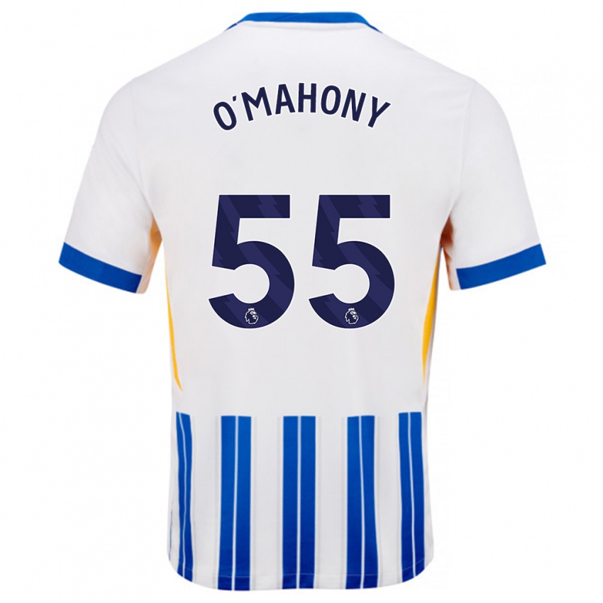 Criança Camisola Mark O'mahony #55 Branco Azul Principal 2024/25 Camisa