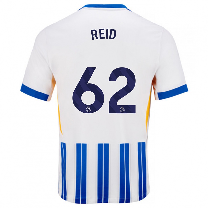 Criança Camisola Tommy Reid #62 Branco Azul Principal 2024/25 Camisa