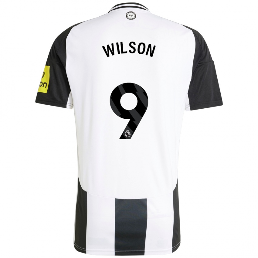 Criança Camisola Callum Wilson #9 Preto Branco Principal 2024/25 Camisa