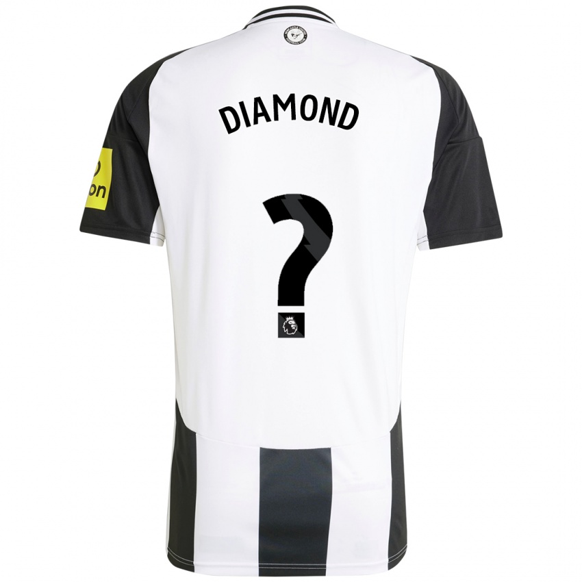 Criança Camisola James Diamond #0 Preto Branco Principal 2024/25 Camisa