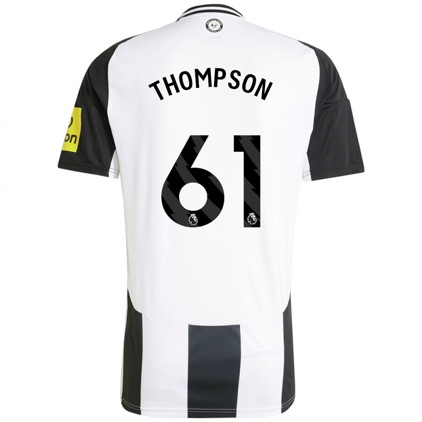 Criança Camisola Max Thompson #61 Preto Branco Principal 2024/25 Camisa