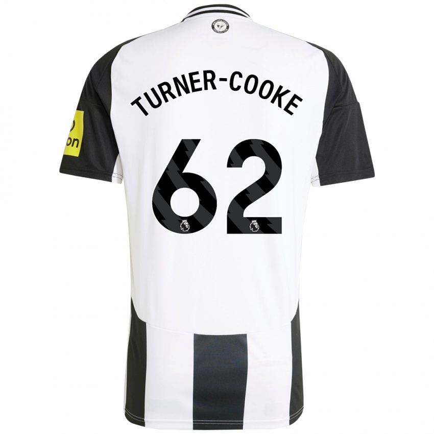 Criança Camisola Jay Turner-Cooke #62 Preto Branco Principal 2024/25 Camisa