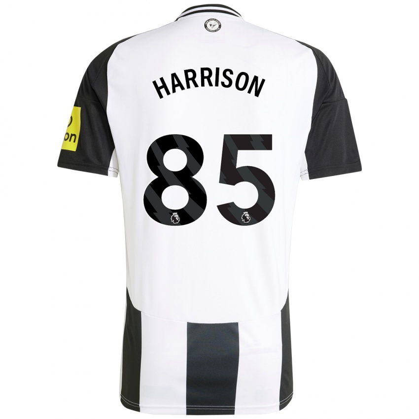 Criança Camisola Adam Harrison #85 Preto Branco Principal 2024/25 Camisa