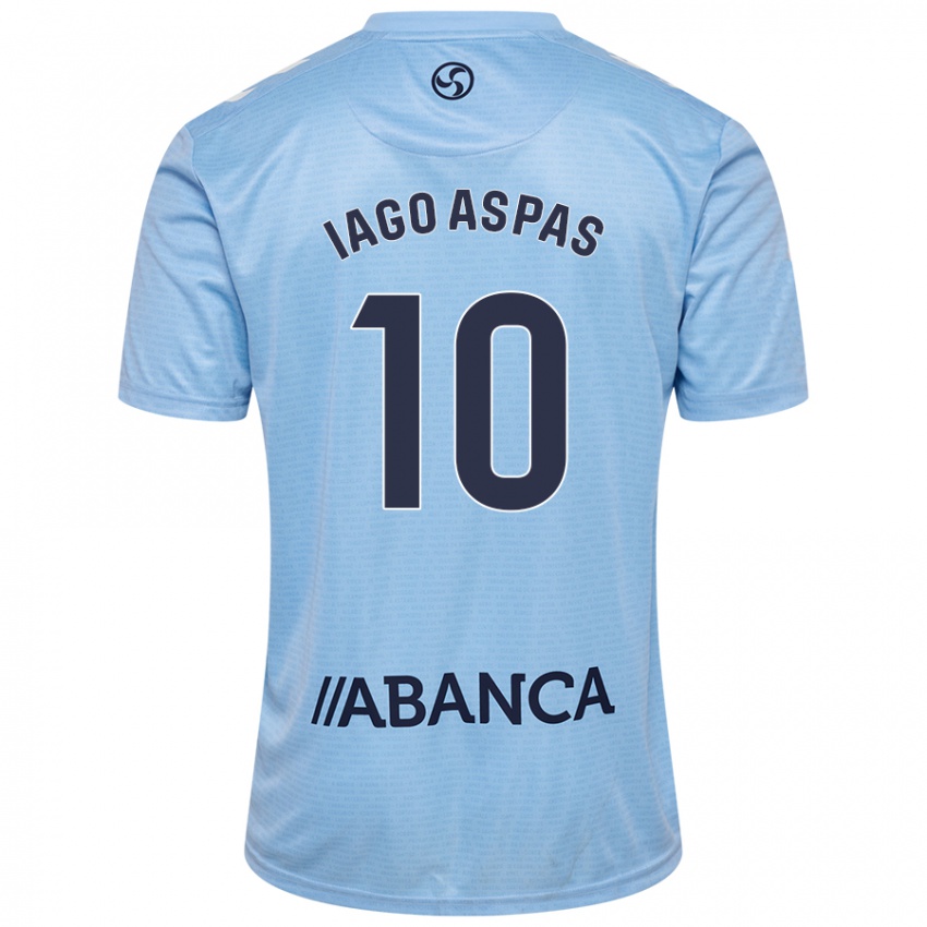 Criança Camisola Iago Aspas #10 Celeiro Azul Principal 2024/25 Camisa