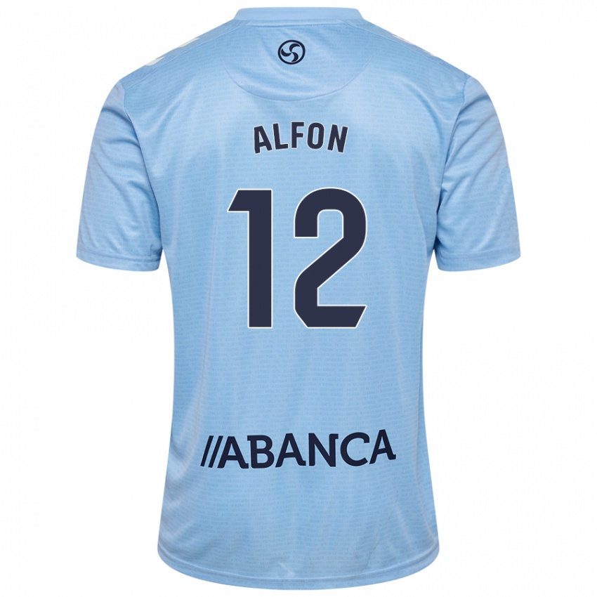 Criança Camisola Alfon González #12 Celeiro Azul Principal 2024/25 Camisa