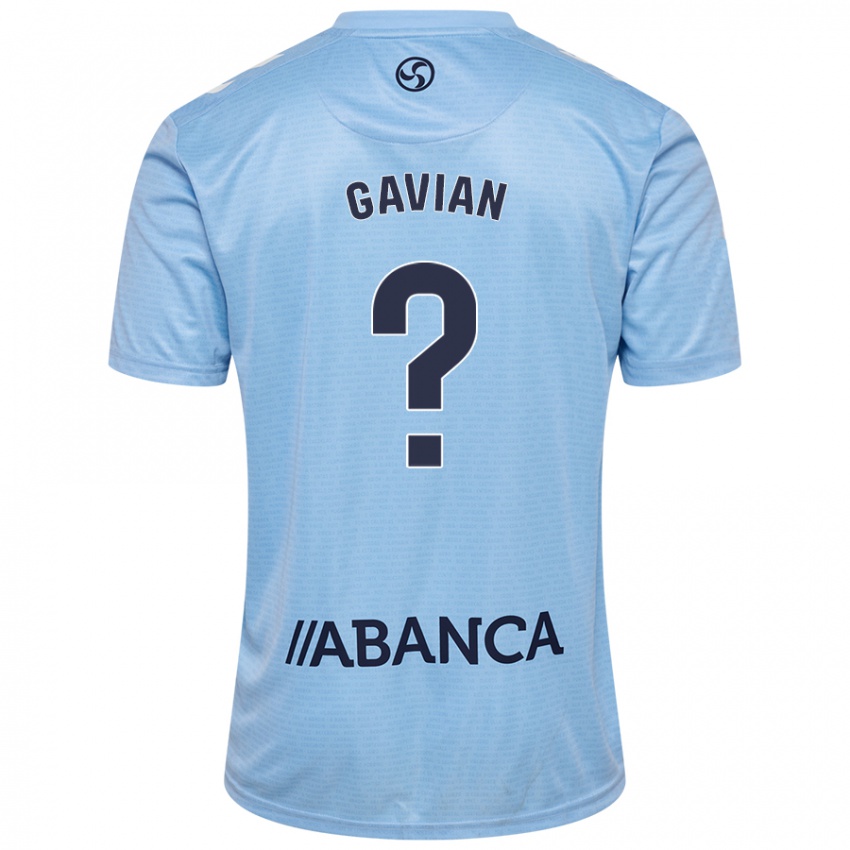 Criança Camisola Pablo Gavian #0 Celeiro Azul Principal 2024/25 Camisa