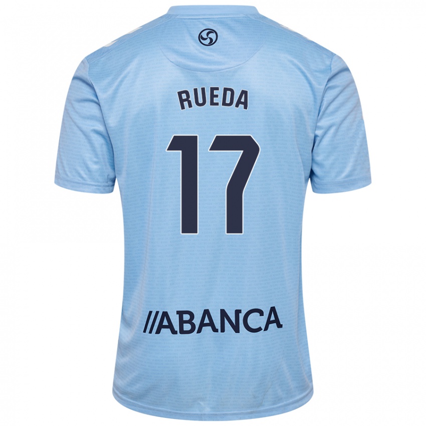 Criança Camisola Javi Rueda #17 Celeiro Azul Principal 2024/25 Camisa