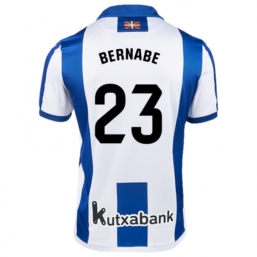 Criança Camisola Alejandra Bernabé De Santiago #23 Azul Branco Principal 2024/25 Camisa