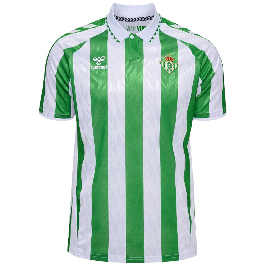 Criança Camisola Natan #6 Riscas Brancas Verdes Principal 2024/25 Camisa