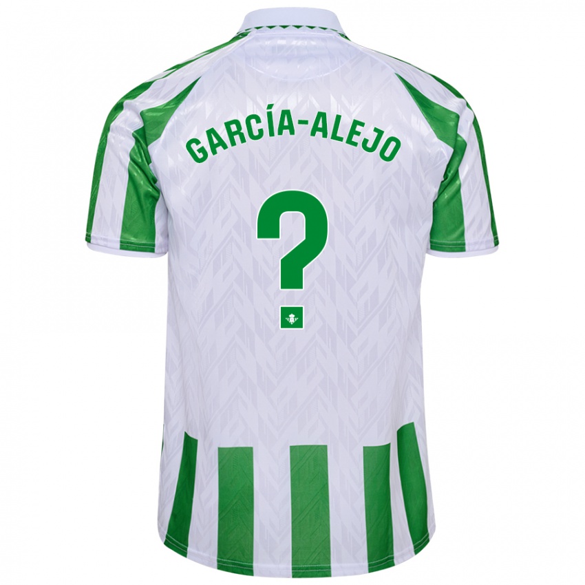 Criança Camisola Raúl García-Alejo #0 Riscas Brancas Verdes Principal 2024/25 Camisa