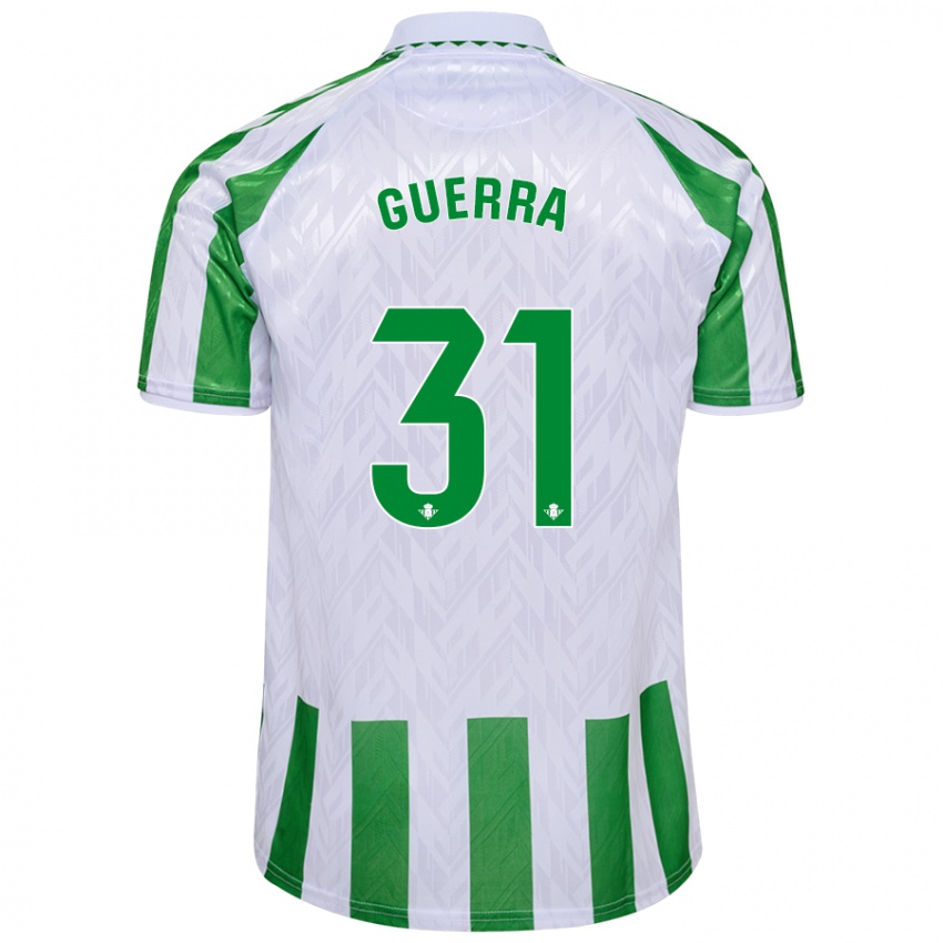 Criança Camisola Ana Guerra Morcillo #31 Riscas Brancas Verdes Principal 2024/25 Camisa