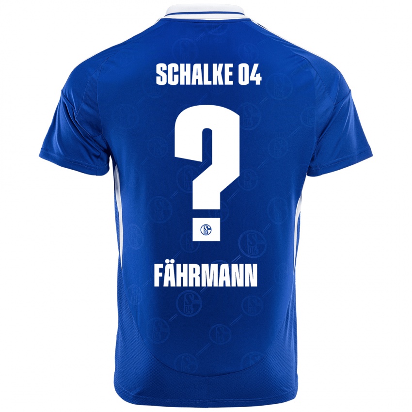 Criança Camisola Ralf Fährmann #0 Azul Real Principal 2024/25 Camisa