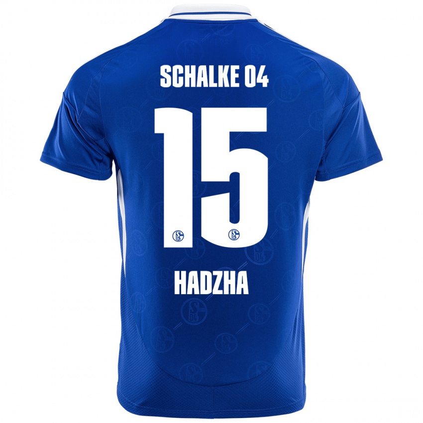 Criança Camisola Nedzhib Hadzha #15 Azul Real Principal 2024/25 Camisa