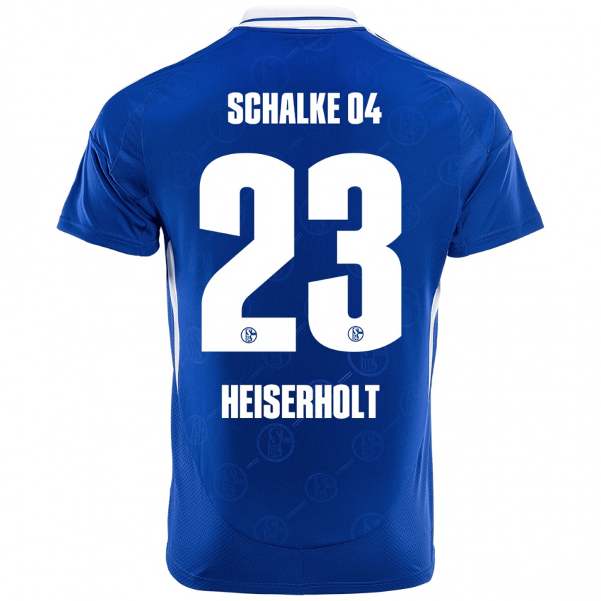 Criança Camisola Finn Heiserholt #23 Azul Real Principal 2024/25 Camisa