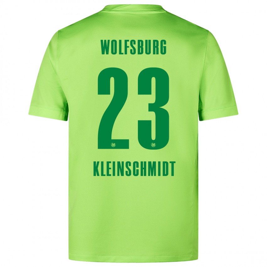 Criança Camisola Max Kleinschmidt #23 Verde Fluorescente Principal 2024/25 Camisa