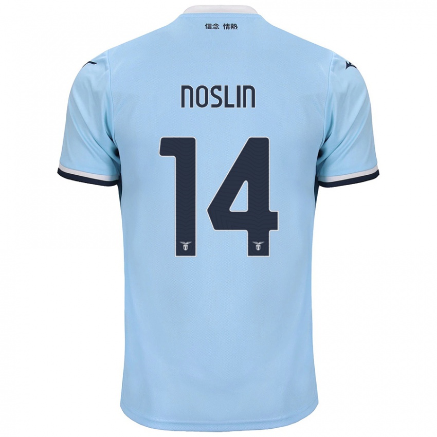 Criança Camisola Tijjani Noslin #14 Azul Principal 2024/25 Camisa