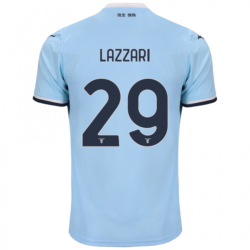 Criança Camisola Manuel Lazzari #29 Azul Principal 2024/25 Camisa