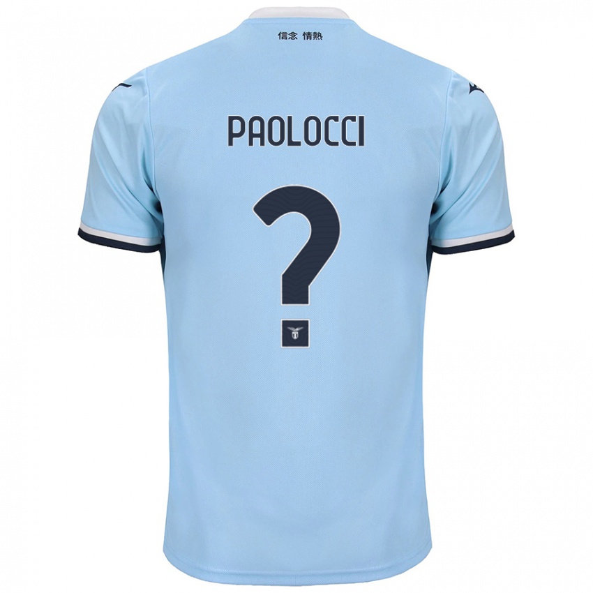 Criança Camisola Gabriele Paolocci #0 Azul Principal 2024/25 Camisa