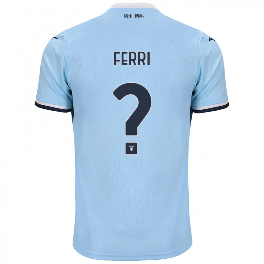 Criança Camisola Mattia Ferri #0 Azul Principal 2024/25 Camisa