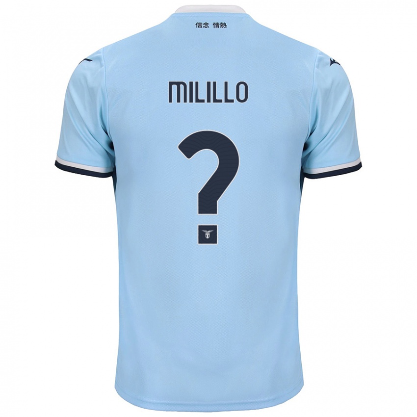 Criança Camisola Flavio Milillo #0 Azul Principal 2024/25 Camisa