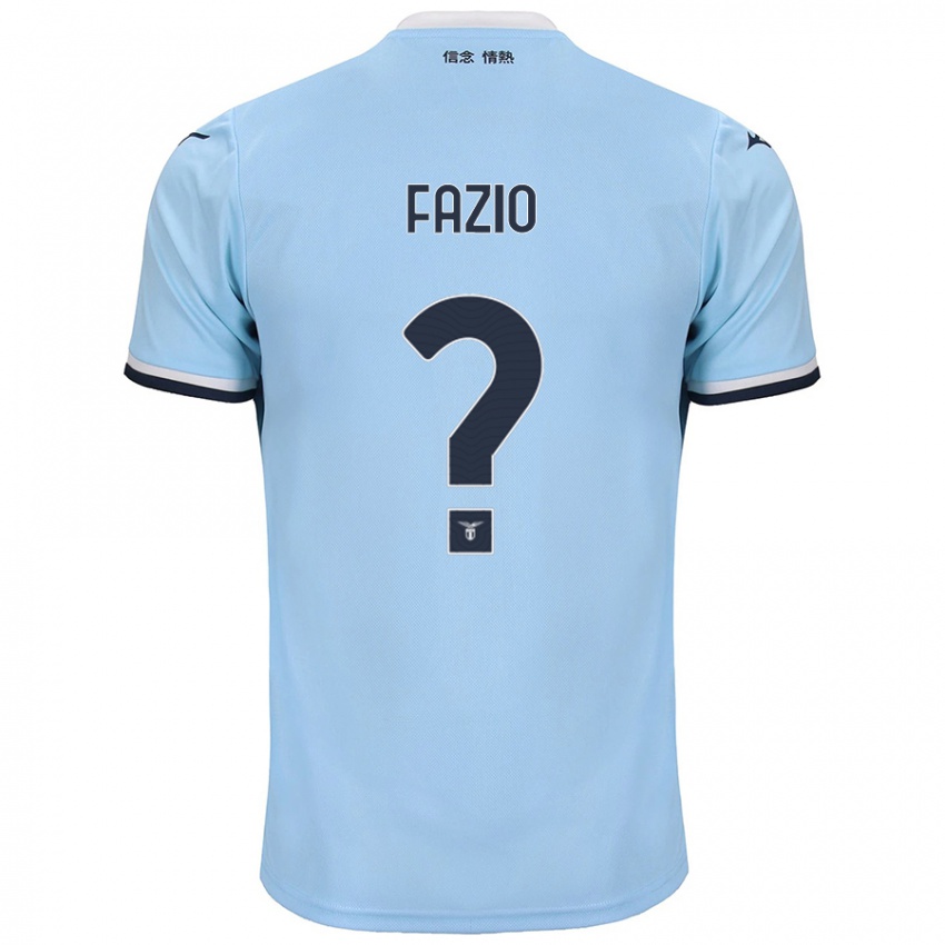 Criança Camisola Francesco Fazio #0 Azul Principal 2024/25 Camisa