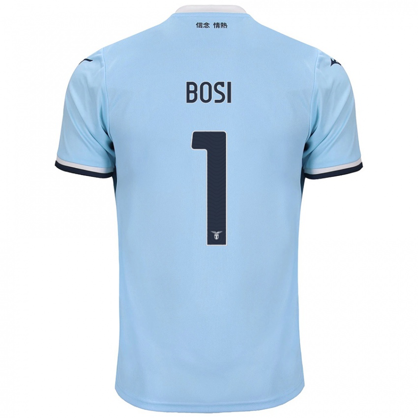 Criança Camisola Gioele Bosi #1 Azul Principal 2024/25 Camisa