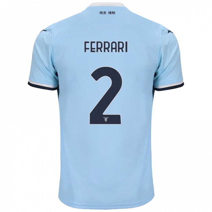 Criança Camisola Lorenzo Ferrari #2 Azul Principal 2024/25 Camisa