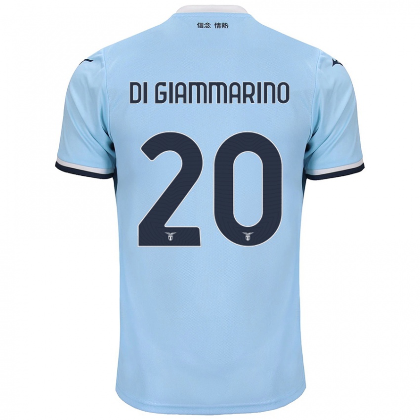 Criança Camisola Virginia Di Giammarino #20 Azul Principal 2024/25 Camisa