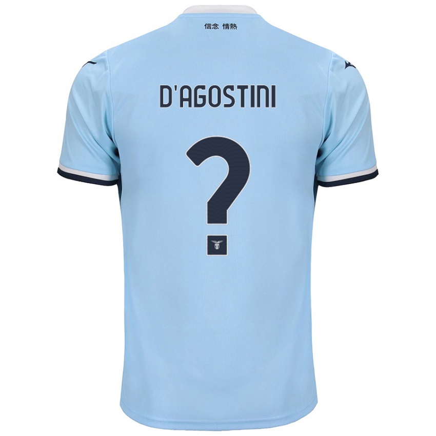 Criança Camisola Stefano D'agostini #0 Azul Principal 2024/25 Camisa