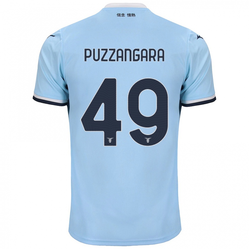 Criança Camisola Angelo Antonio Puzzangara #49 Azul Principal 2024/25 Camisa