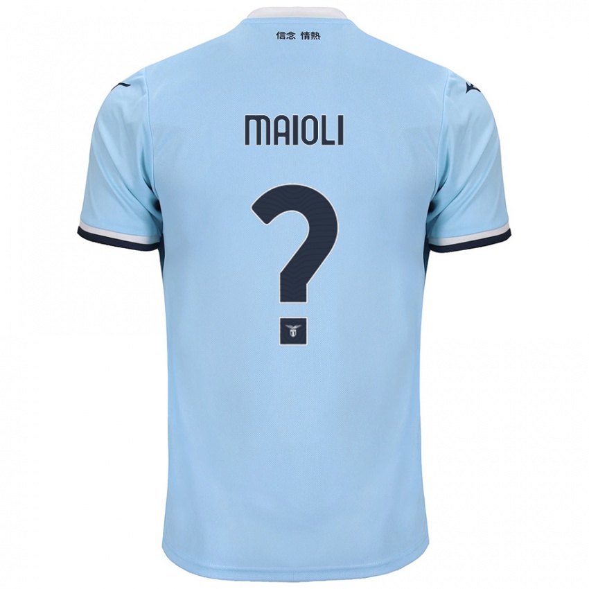 Criança Camisola Francesco Maioli #0 Azul Principal 2024/25 Camisa