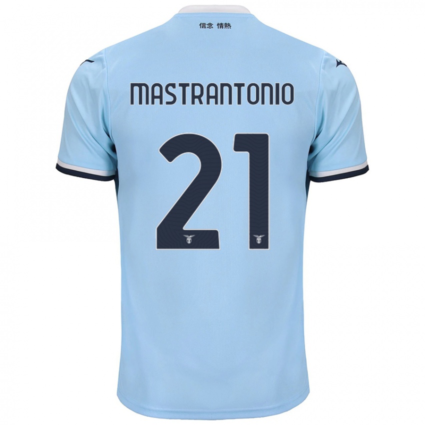 Criança Camisola Ella Mastrantonio #21 Azul Principal 2024/25 Camisa