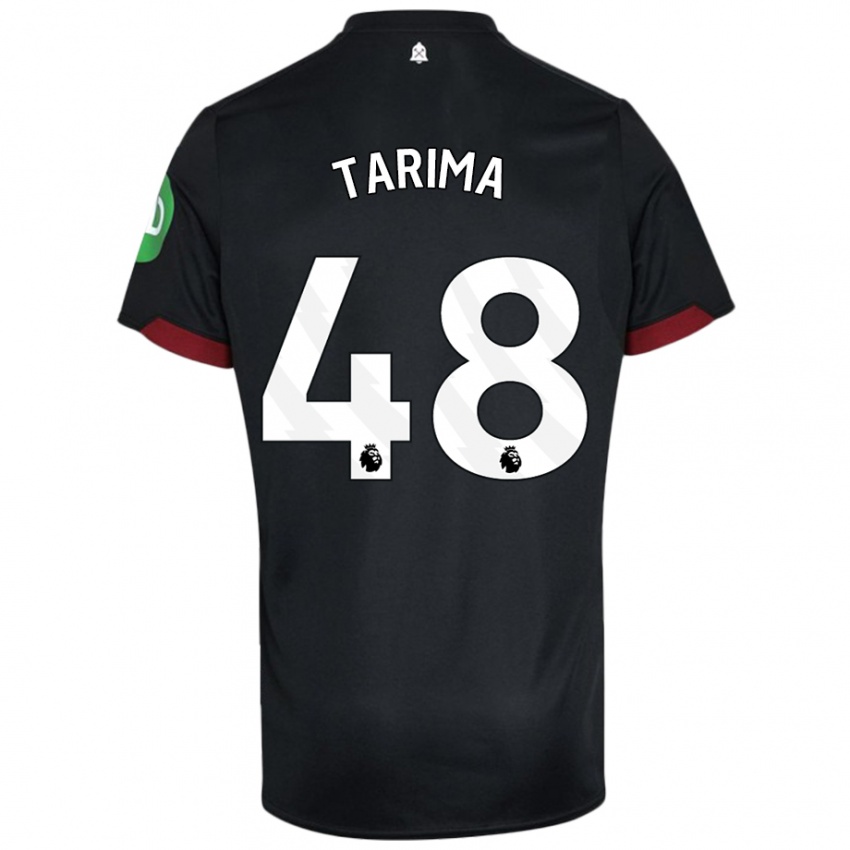 Criança Camisola Sean Tarima #48 Preto Branco Alternativa 2024/25 Camisa