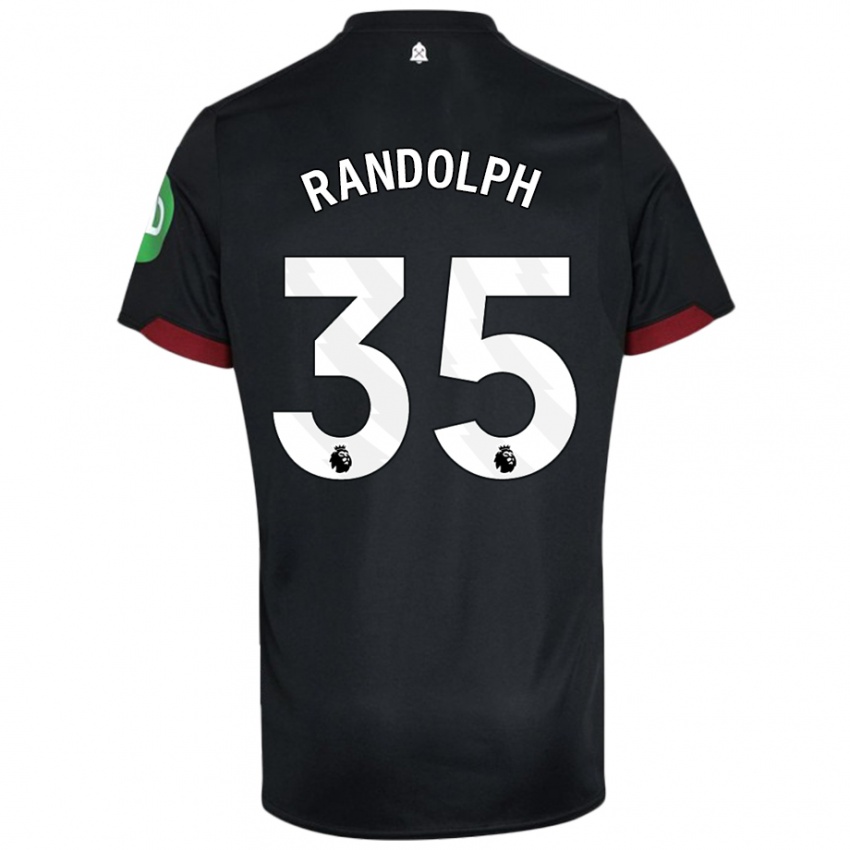 Criança Camisola Darren Randolph #35 Preto Branco Alternativa 2024/25 Camisa