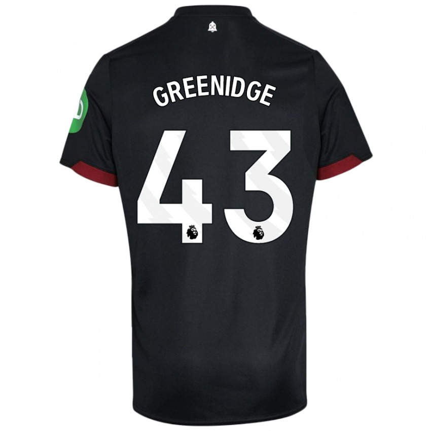 Criança Camisola Will Greenidge #43 Preto Branco Alternativa 2024/25 Camisa