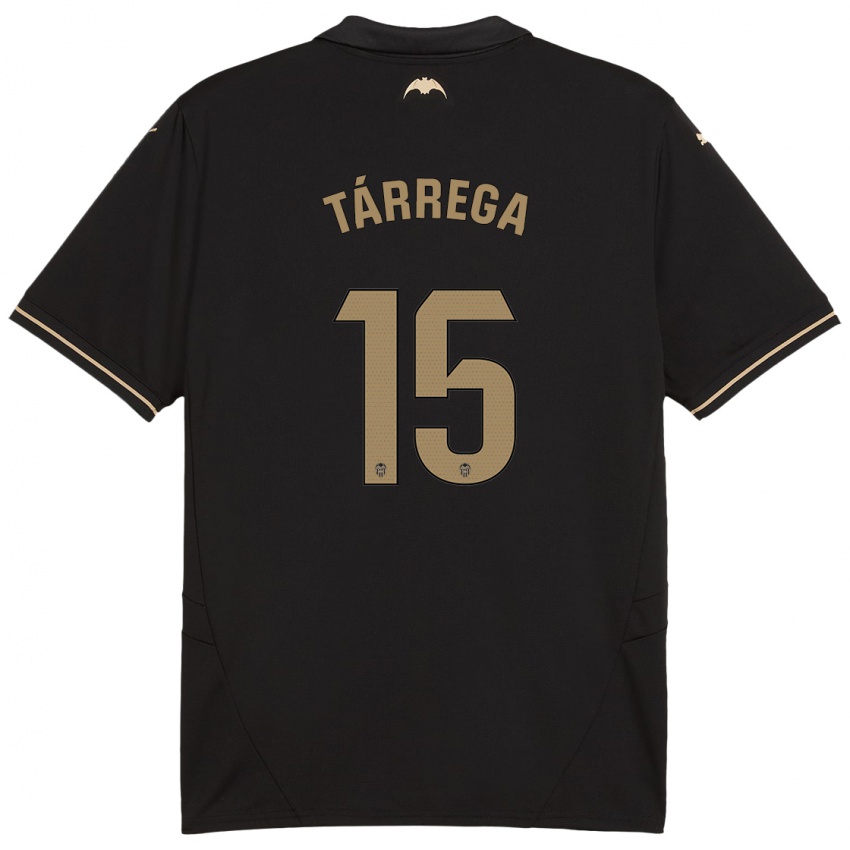 Criança Camisola César Tárrega #15 Preto Alternativa 2024/25 Camisa