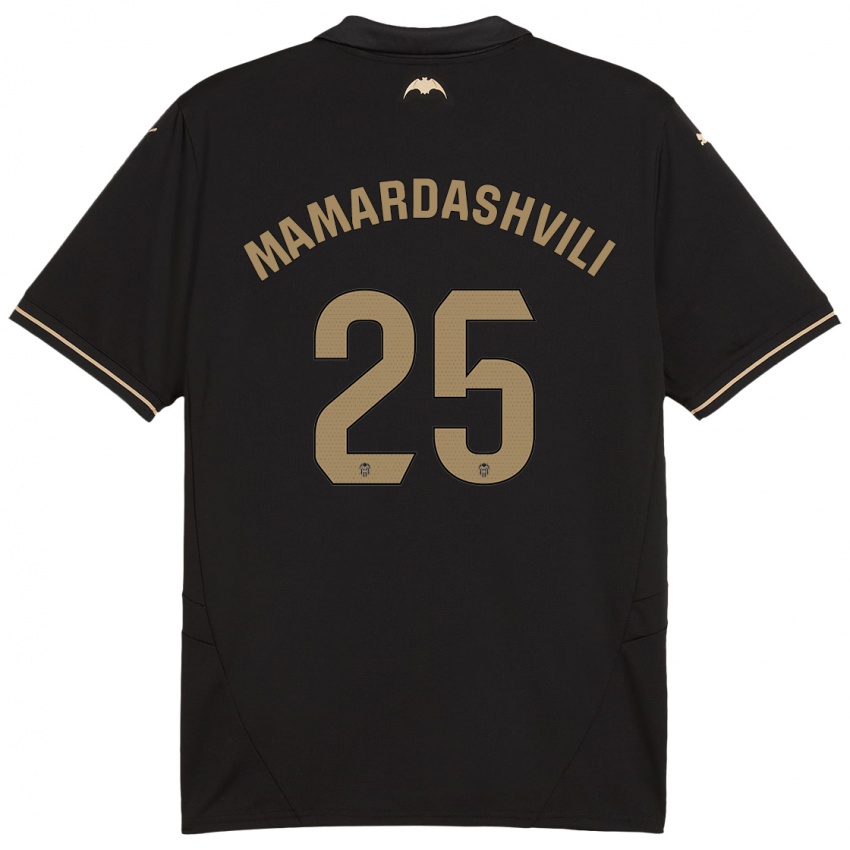 Criança Camisola Giorgi Mamardashvili #25 Preto Alternativa 2024/25 Camisa