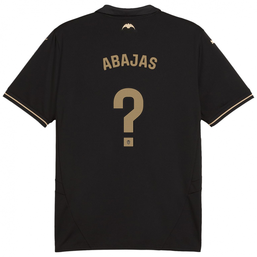 Criança Camisola Rodrigo Abajas #0 Preto Alternativa 2024/25 Camisa