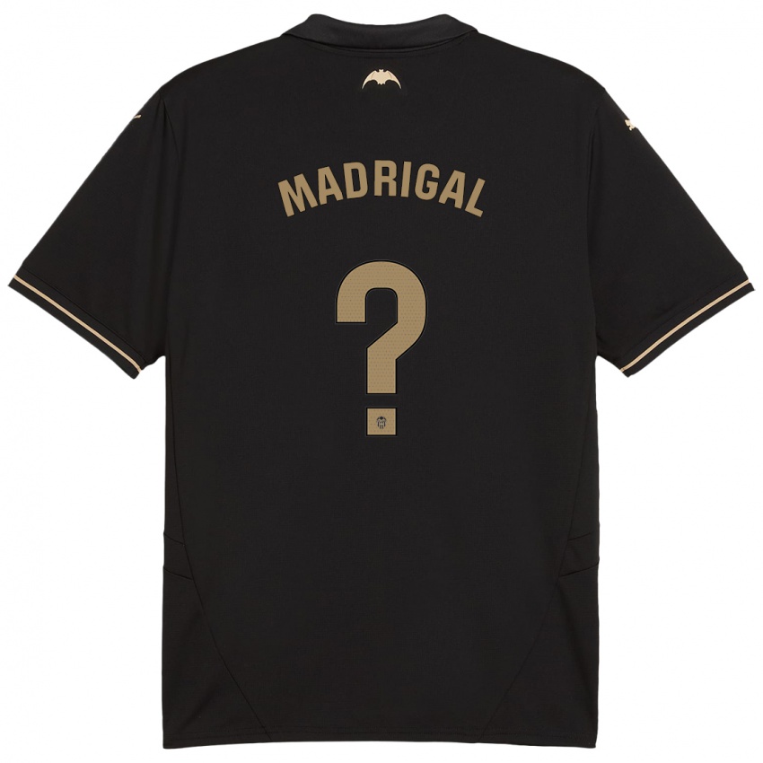 Criança Camisola Warren Madrigal #0 Preto Alternativa 2024/25 Camisa